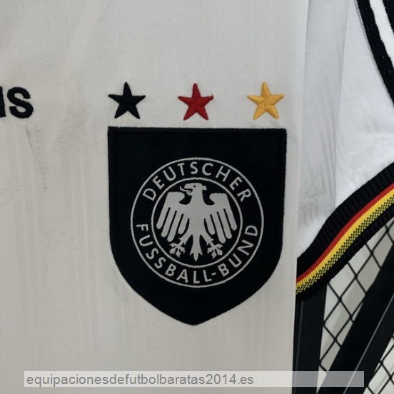 Nuevo 1ª Camiseta Alemania Retro 1996 Blanco Baratas